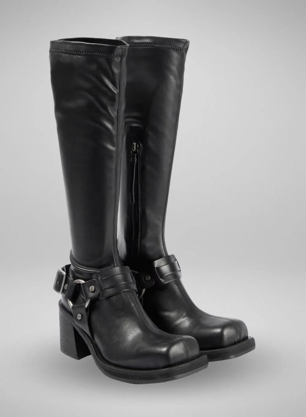 ACNE STUDIOS | Pull-On Heeled Buckle Boot