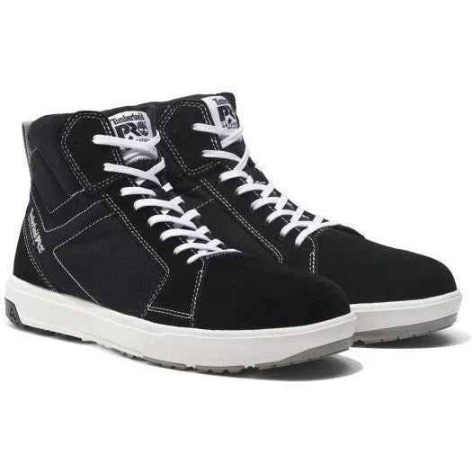 Timberland Pro Unisex Berkley HI Comp Toe Work Shoe- Black- TB1A5QN6001