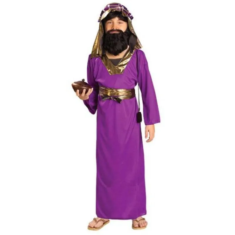 Wiseman Purple Costume Size L